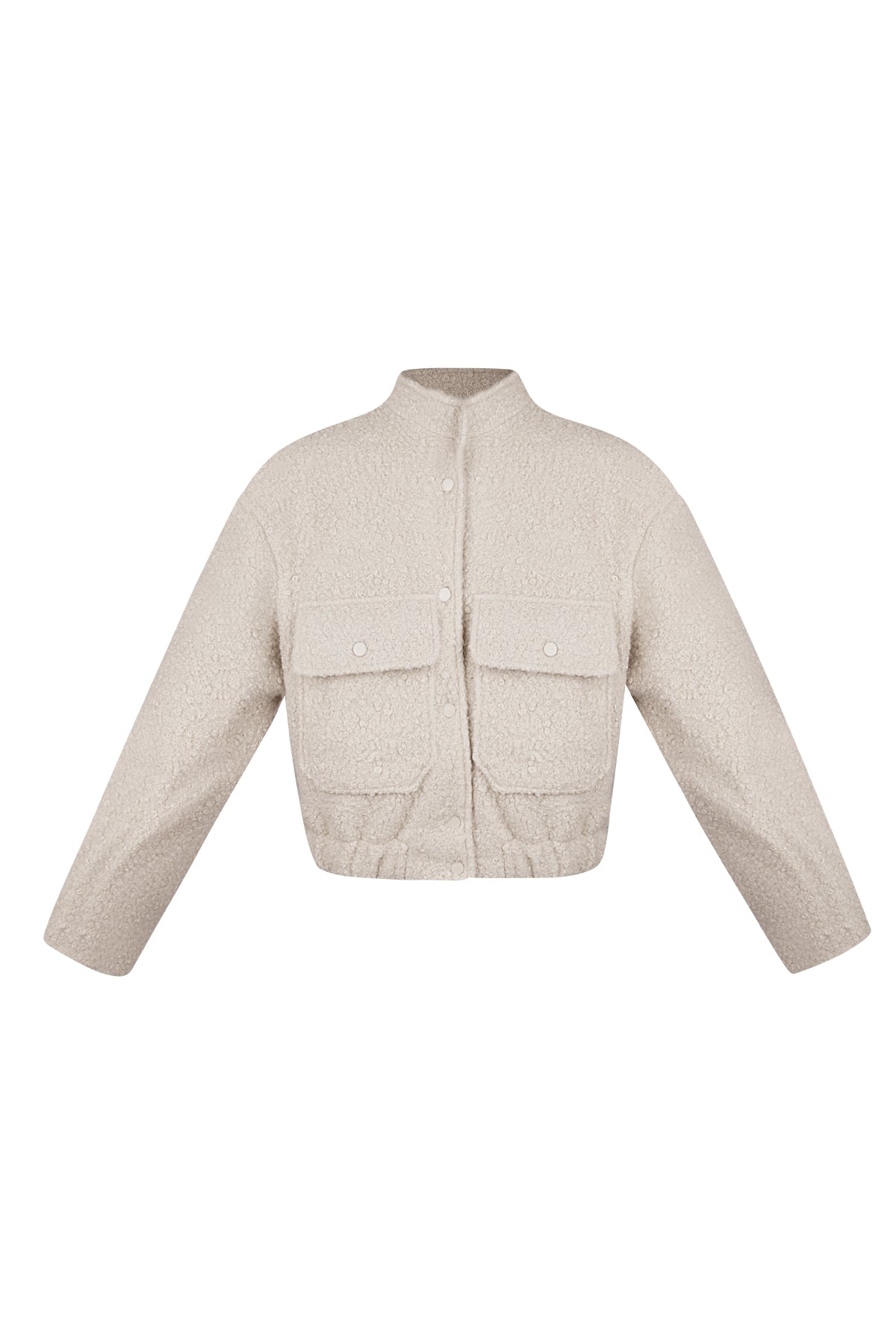 Woven Polyester Fiber Women's Jacket Casual Solid Color Fall/Winter