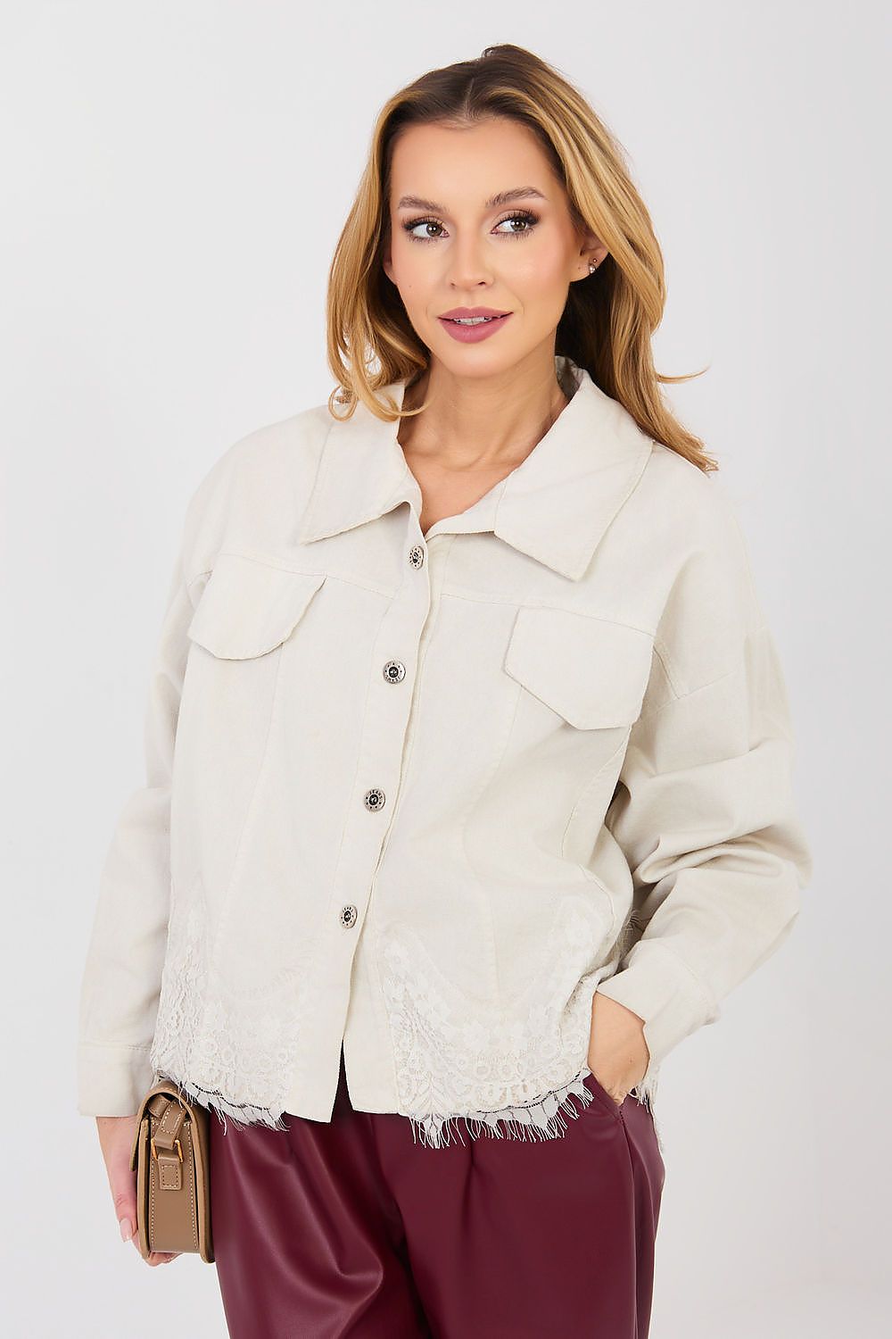  Denim jacket model 223947 Rue Paris 
